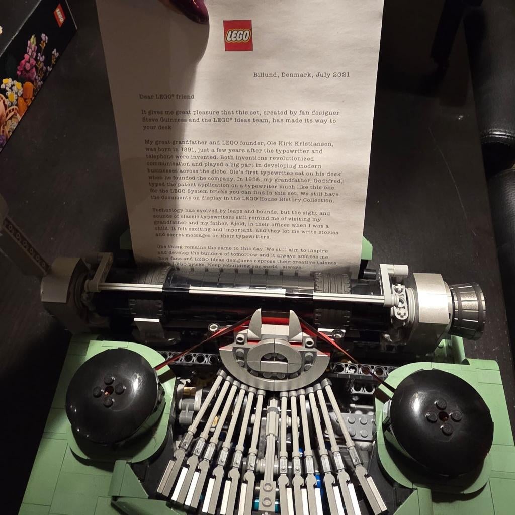 LEGO 21327- Typemachine, Ophalen of Verzenden, Gebruikt, Complete set, Lego