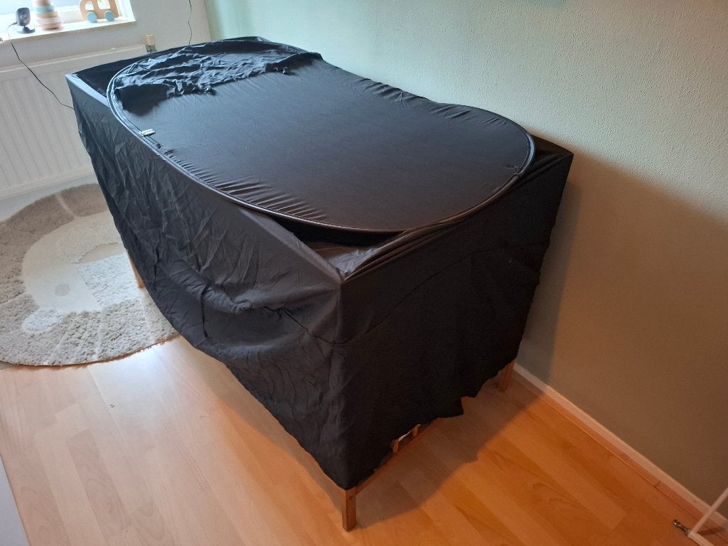 Deryan slaap verduisteraar / Nightcover campingbed, Ophalen of Verzenden, Nieuw, Reisbedje