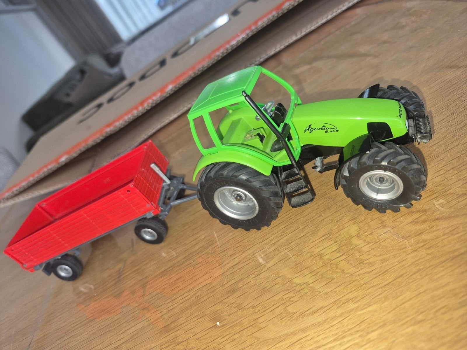 Siku tractor met aanhanger, Hobby en Vrije tijd, Gebruikt, Onbekend@voorbeeld.com, SIKU, Tractor of Landbouw