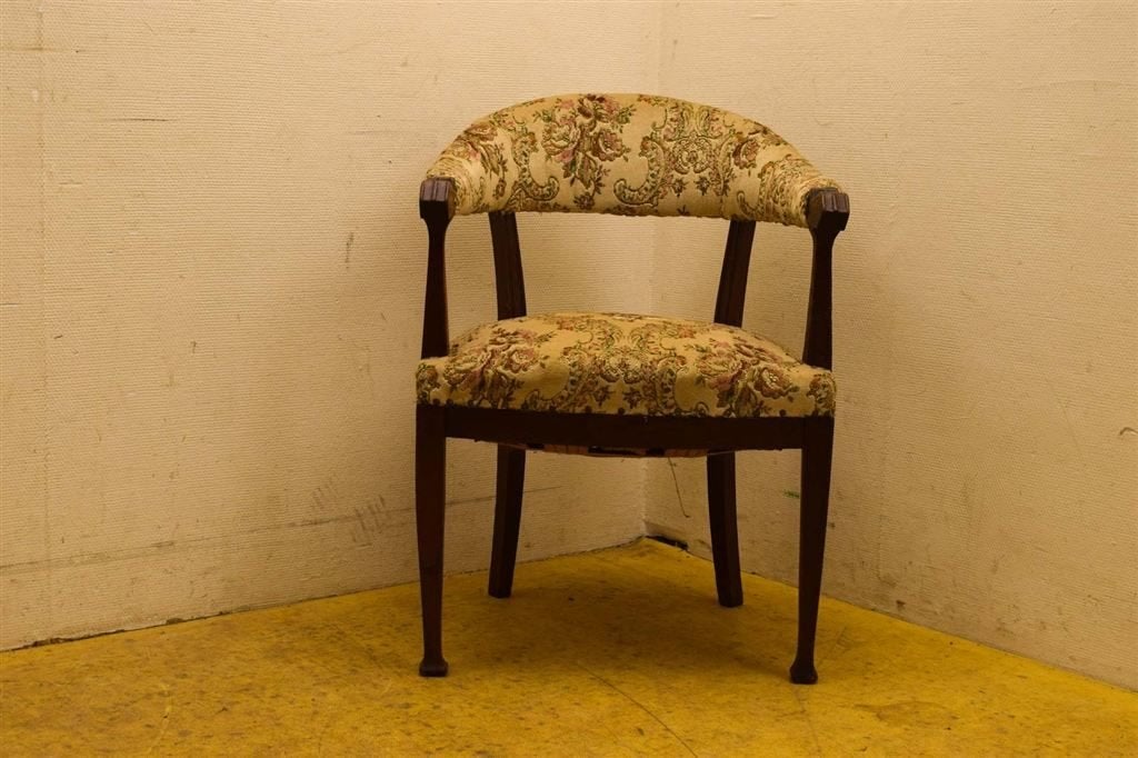 Fauteuil met armleuning 49296, Gebruikt, 75 tot 100 cm, Ophalen of Verzenden, Stof