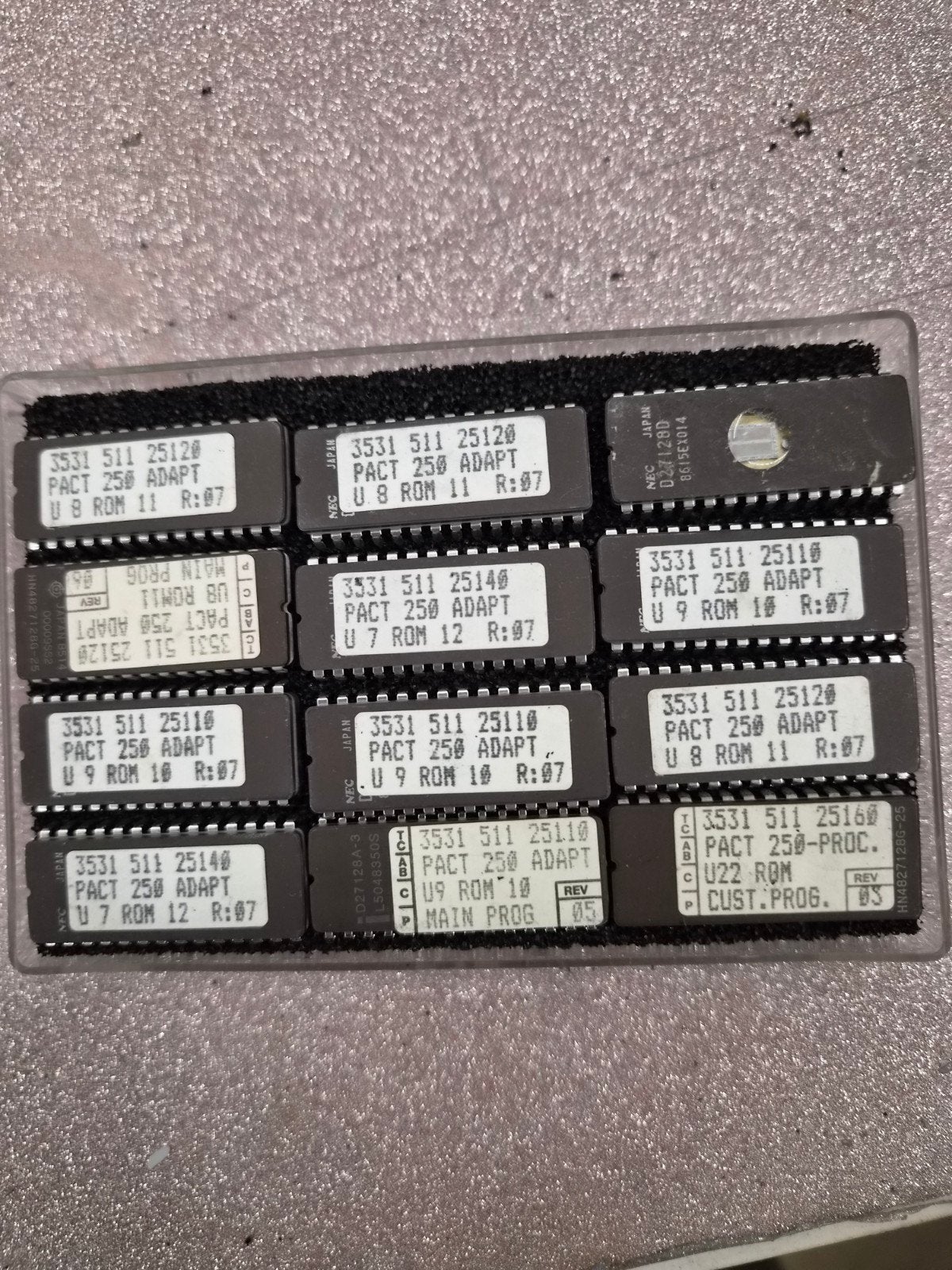 Diverse PACT 250 ADAPT ROM-chips (vintage), Computers en Software, Ophalen, Gebruikt, Overige soorten, Niet gespecificeerd