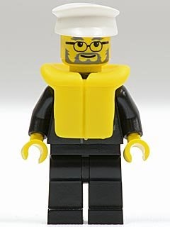 LEGO City cty0025 Police - City Suit with Blue Tie and