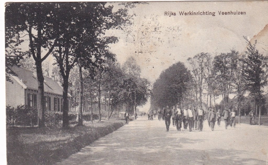 Ansichtkaart Rijks Werkinrichting Veenhuizen (voor 1920), Verzamelen, Ophalen of Verzenden, Voor 1920, Gelopen, Drenthe