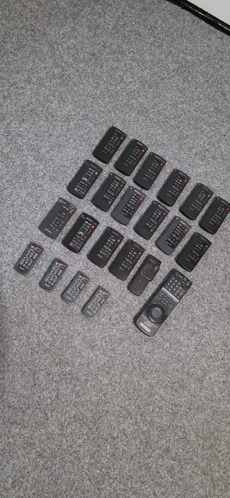 Afstandsbedieningen voor Sony video camera's, Ophalen of Verzenden