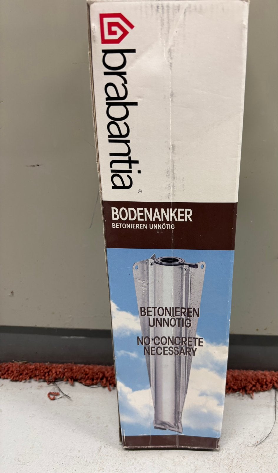 Brabantia voet droogmolen, Tuin en Terras, Droogmolens en Wasrekken, Ophalen of Verzenden, Zo goed als nieuw, Droogmolen