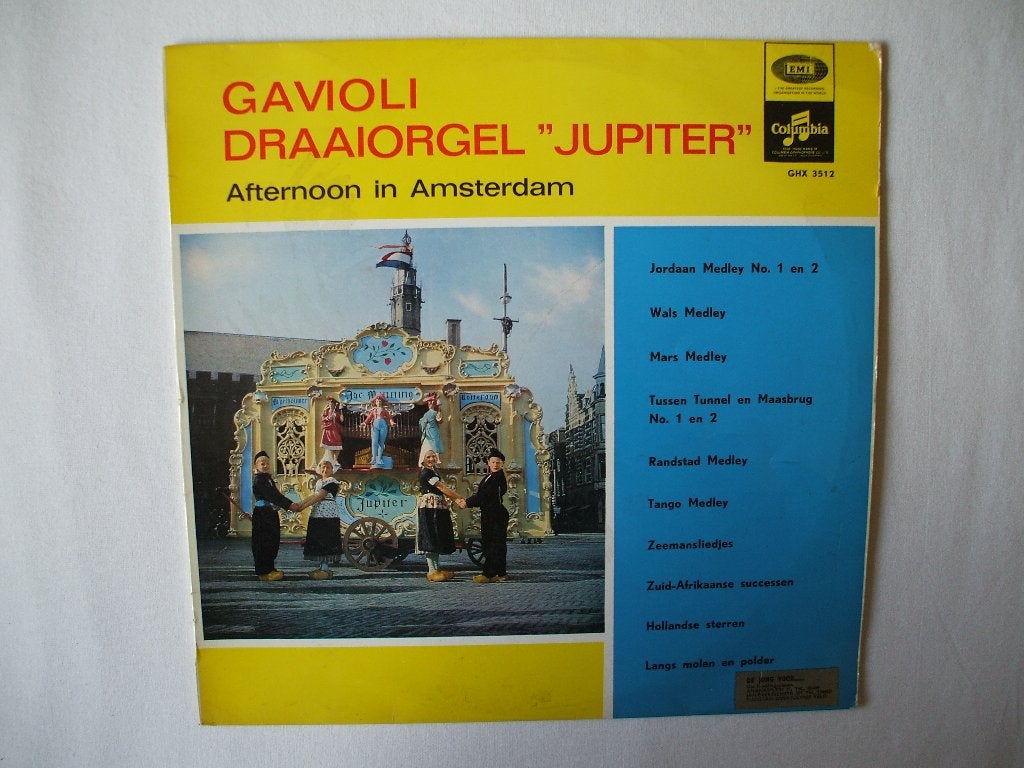 Gavioli draaiorgel Jupiter LP, Ophalen of Verzenden, Gebruikt, 12 inch, LP