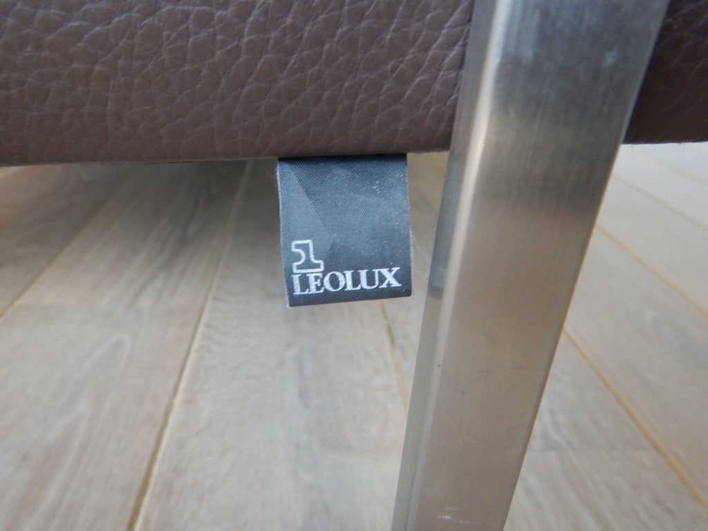 Foto 12 van Prachtige Leolux Entrada hoekbank met hocker – Wapiti leer