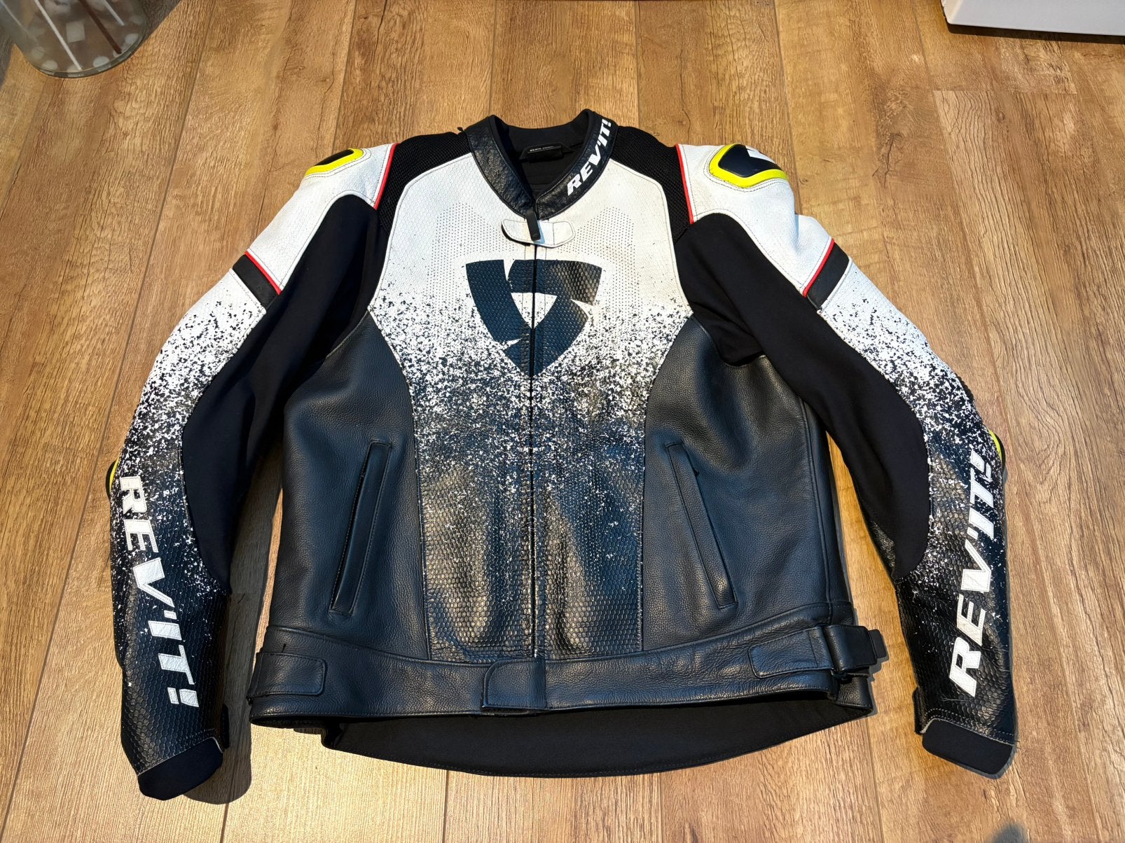 REV'IT! QUANTUM Motorjas maat 56, Ophalen of Verzenden, Tweedehands, Heren, Jas | leer
