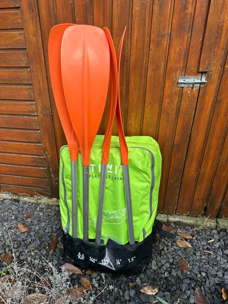 Opblaasbare kayak (ITIWIT) – compleet met peddels & tas, Ophalen, Opblaasbaar, Zo goed als nieuw, 2-persoons