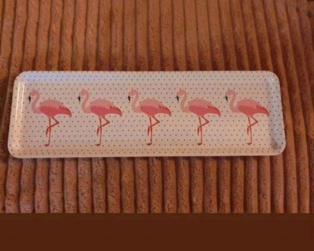 Flamingo dienblad van Ikea, Ophalen of Verzenden, Nieuw, Rechthoekig, Kunststof