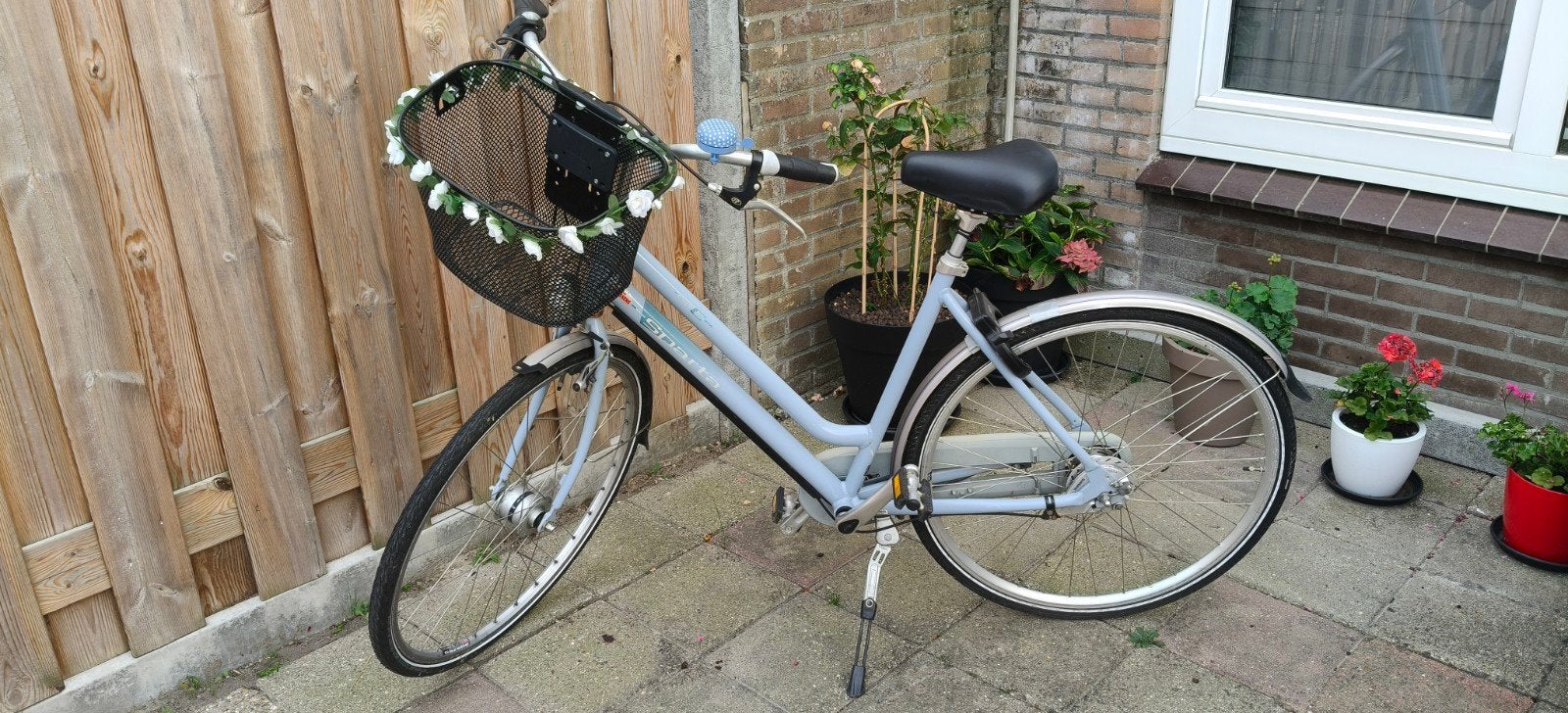 Damesfiets met mandje - Ideaal voor stadsritten, Terugtraprem, 50 tot 53 cm, Ophalen, Overige merken