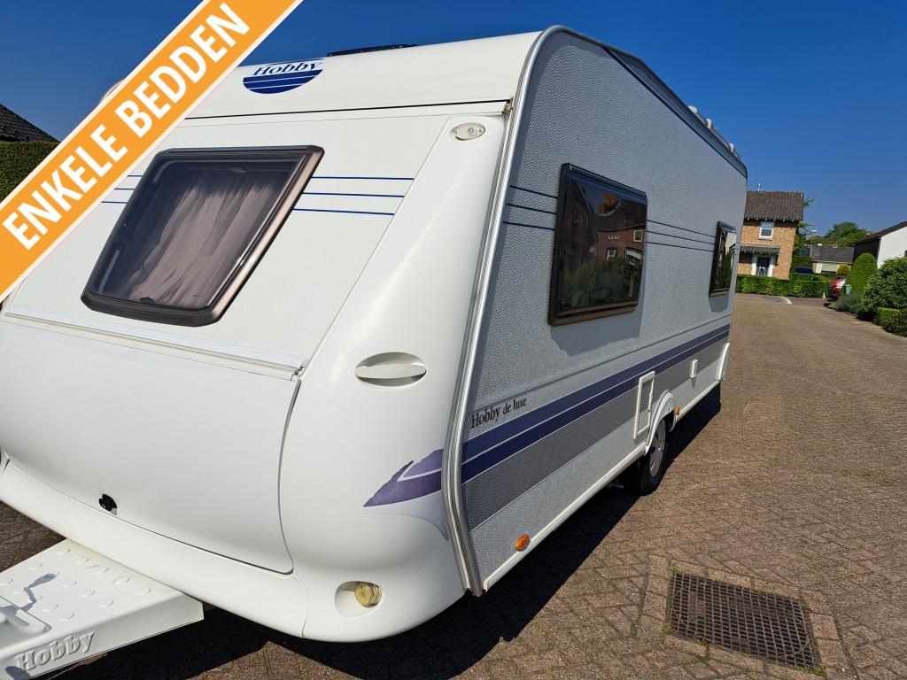 Hobby De Luxe 495 UL Mover, Luifel, Caravans en Kamperen, Caravans, Rondzit, Hobby, Bedrijf, Overige typen