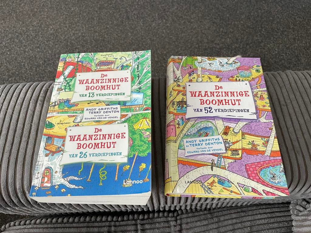 De waanzinnige boomhut van 13, 26 en 52 verdiepingen deel 4, Ophalen of Verzenden, Zo goed als nieuw, Fictie algemeen, Andy Griffiths