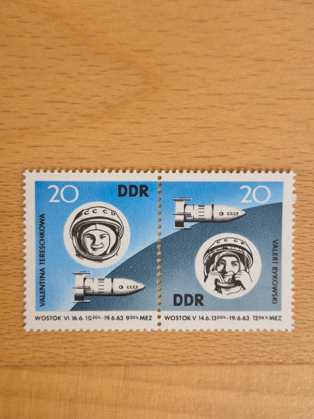 DDR 1963 ruimtevaart, Postzegels en Munten, Ophalen of Verzenden, DDR, Postfris