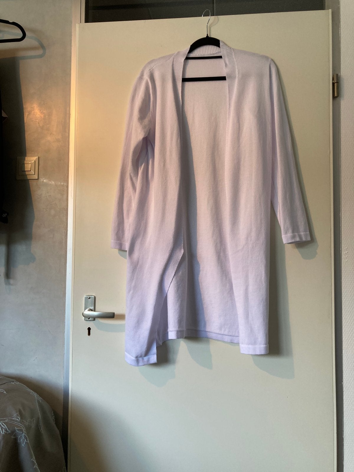 Vest lang dames 38 wit, Ophalen of Verzenden, Zo goed als nieuw, Maat 38/40 (M), Wit