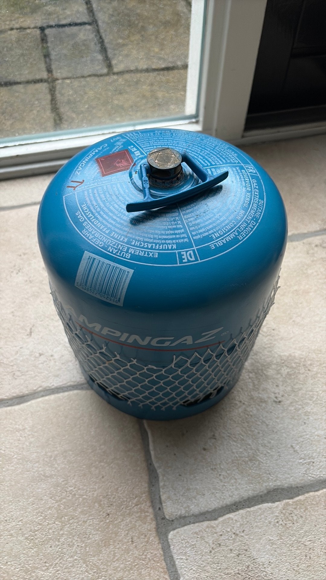 Gasfles campingaz 907, Ophalen, Zo goed als nieuw