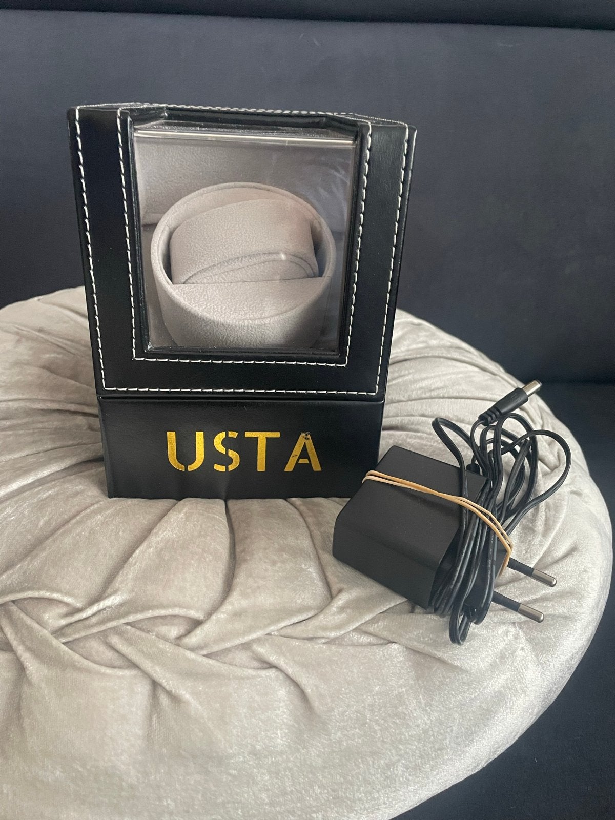 Usta Watchwinder voor 1 horloge - Zwart automatishe opwinder, Ophalen of Verzenden, Zo goed als nieuw