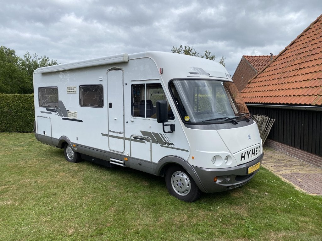 Hymer B 654 Integraal | 2002 | Uitstekend Onderhouden, Caravans en Kamperen, Campers, Integraal, Fiat, Bedrijf, Luifel