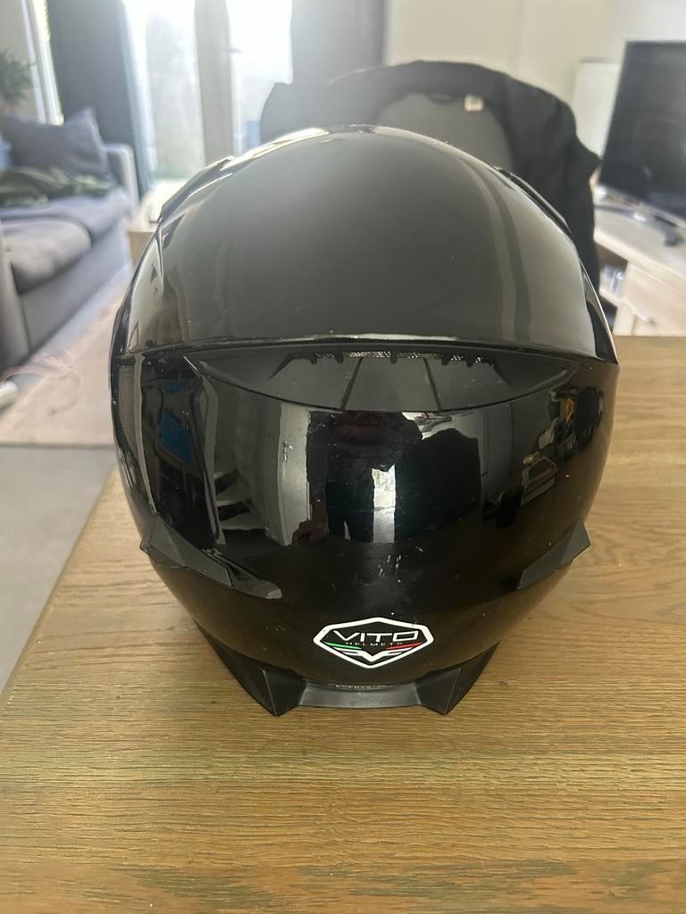Zwarte Vito Integraalhelm - Maat L, Motoren, Kleding | Motorhelmen, Heren, Integraalhelm, L, Tweedehands