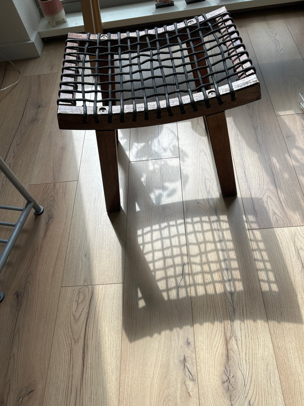 Houten voetenbankje voor buiten van IKEA, Minder dan 50 cm, Gebruikt, Vierkant, Ophalen of Verzenden