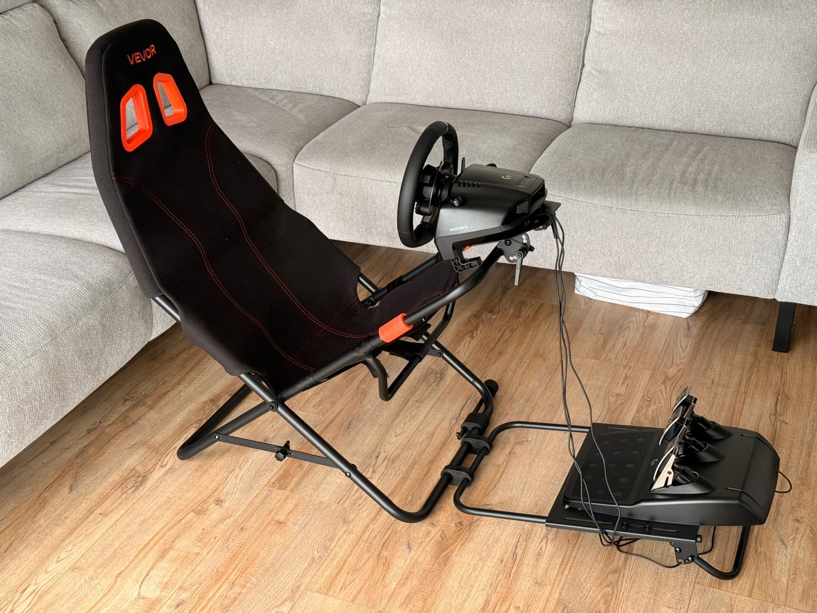Race stoel cockpit - als nieuw, 2 weken oud - ex stuurtje, Ophalen, Nieuw, Playseat of Racestoel