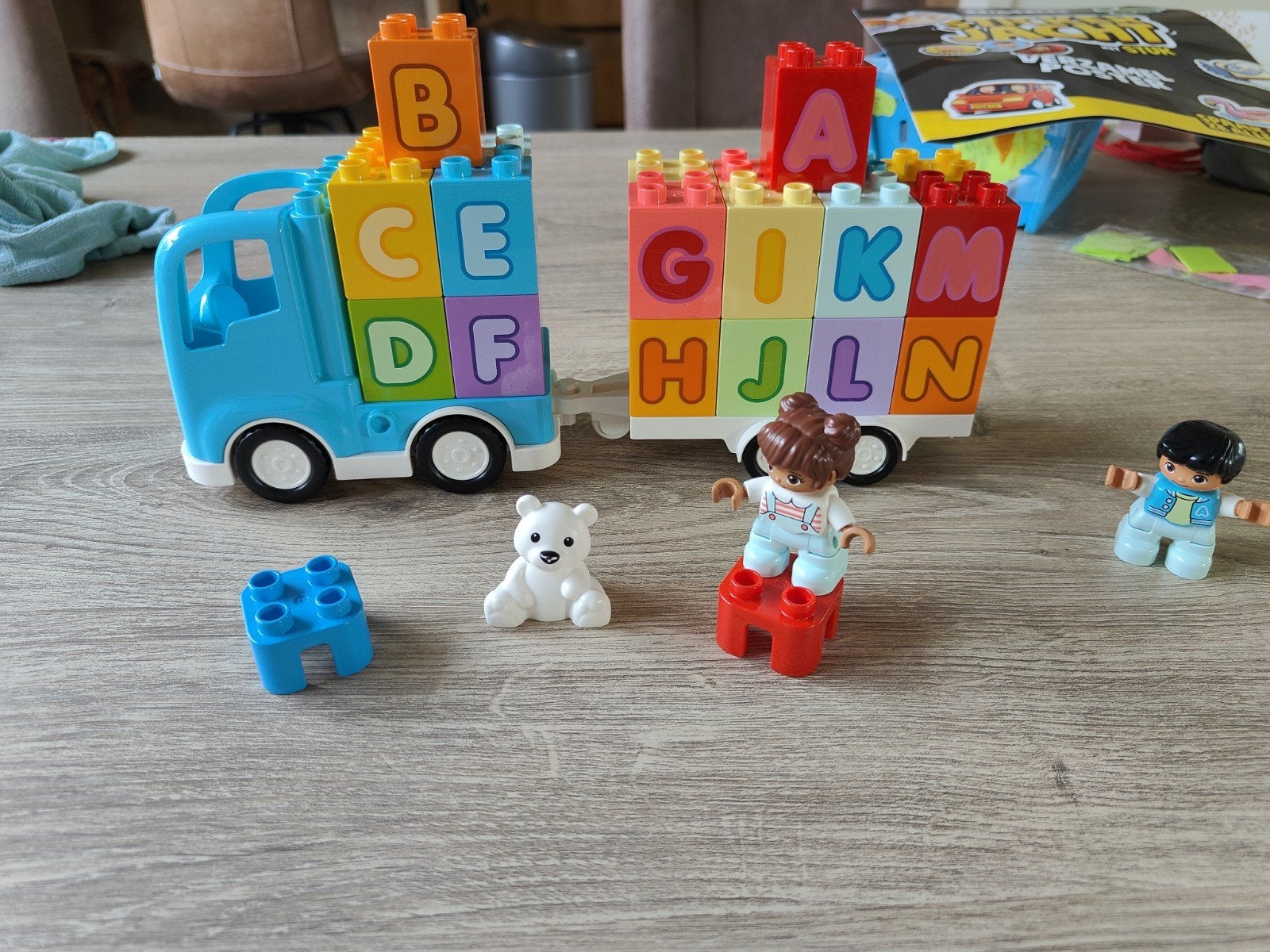 Lego Duplo alfabet trein 10915, Inclusief minifiguren, Gebruikt, Ophalen of Verzenden, Duplo