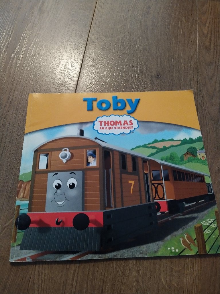Thomas de trein - Toby, Boeken, Ophalen of Verzenden, Gelezen, 2 tot 3 jaar