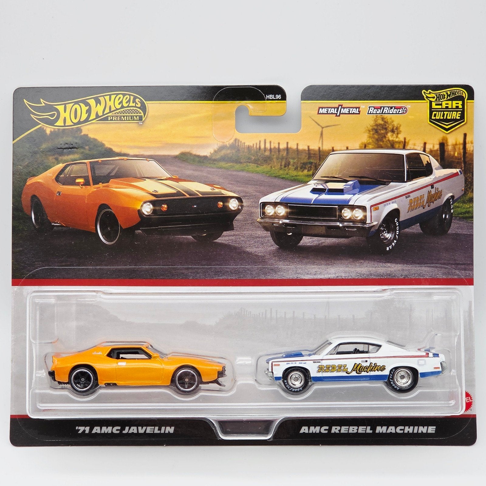 Hot Wheels – 2-pack 71 AMC Javelin & AMC Rebel Machine, Mymodelcar@outlook.com, Ophalen of Verzenden, Auto, Hot wheels