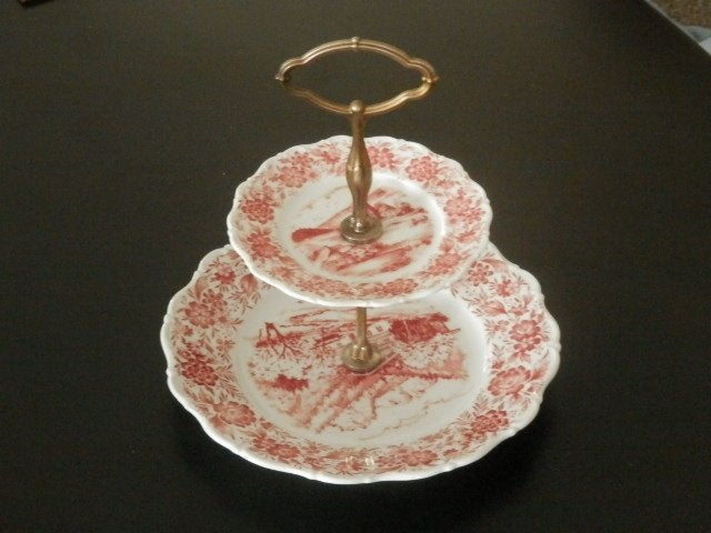 Leuke etagere, Seltmann, Theresia, 25 cm. hoog., Antiek en Kunst, Ophalen of Verzenden