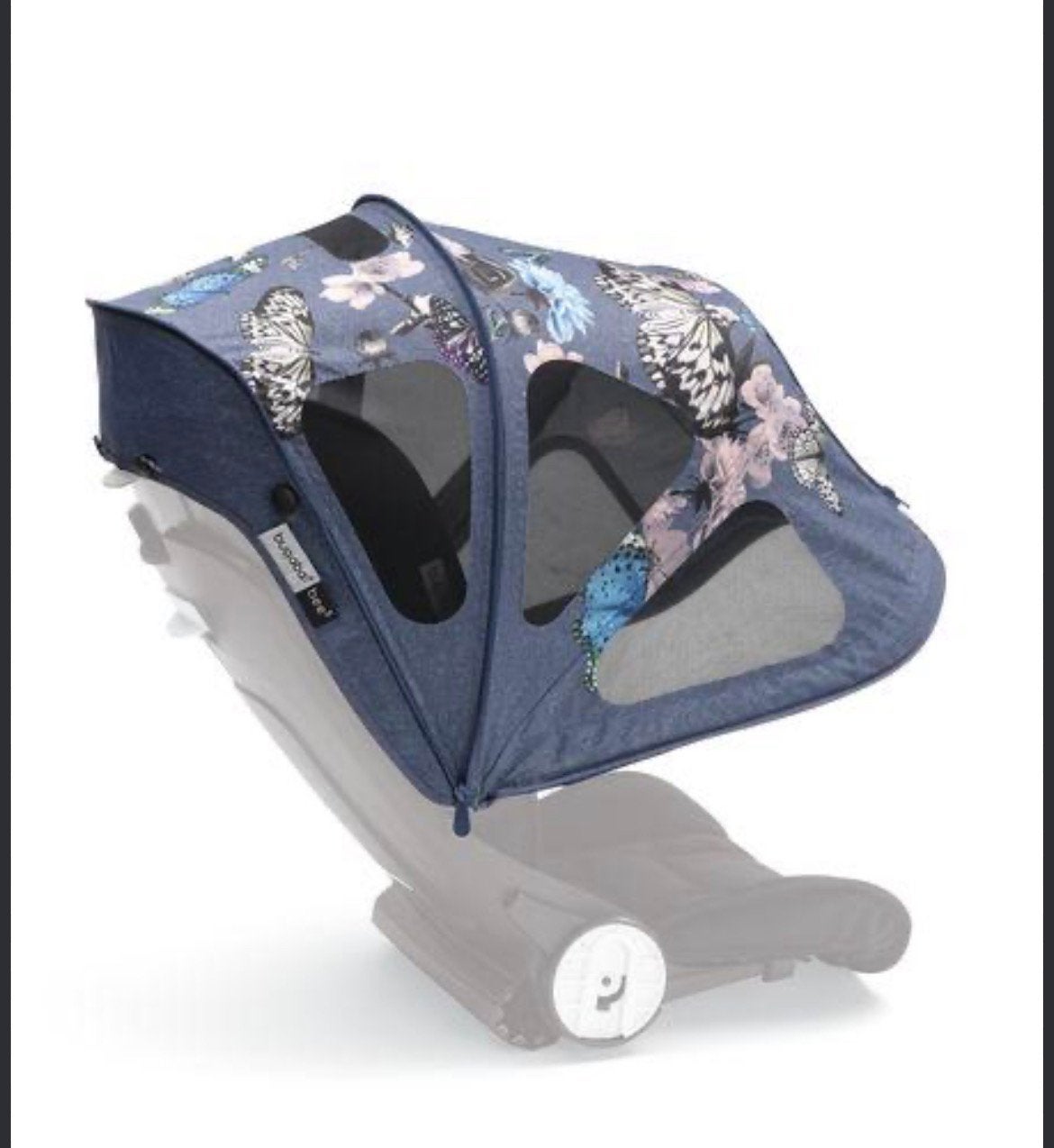 Bugaboo Bee Breezy Zonnekap - Vlinders (Nieuw in doos), Ophalen of Verzenden, Nieuw, Overige merken, Zonnekap