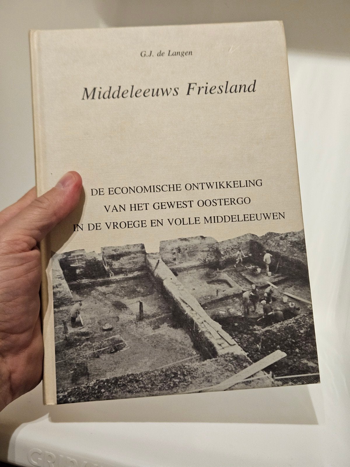 Middeleeuws Friesland G.J. de Langen zeldzaam, Verzenden, Gelezen, G. J. de Langen
