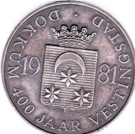 DOKKUM 400 JAAR VESTINGSTAD 1981, Postzegels en Munten, Ophalen of Verzenden, Overige materialen