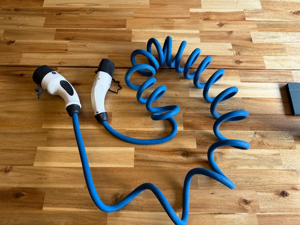 Schwabe Type 2 spiraal laadkabel 11 kW | 1-5 m | 16A 3-fase, Ophalen, Zo goed als nieuw