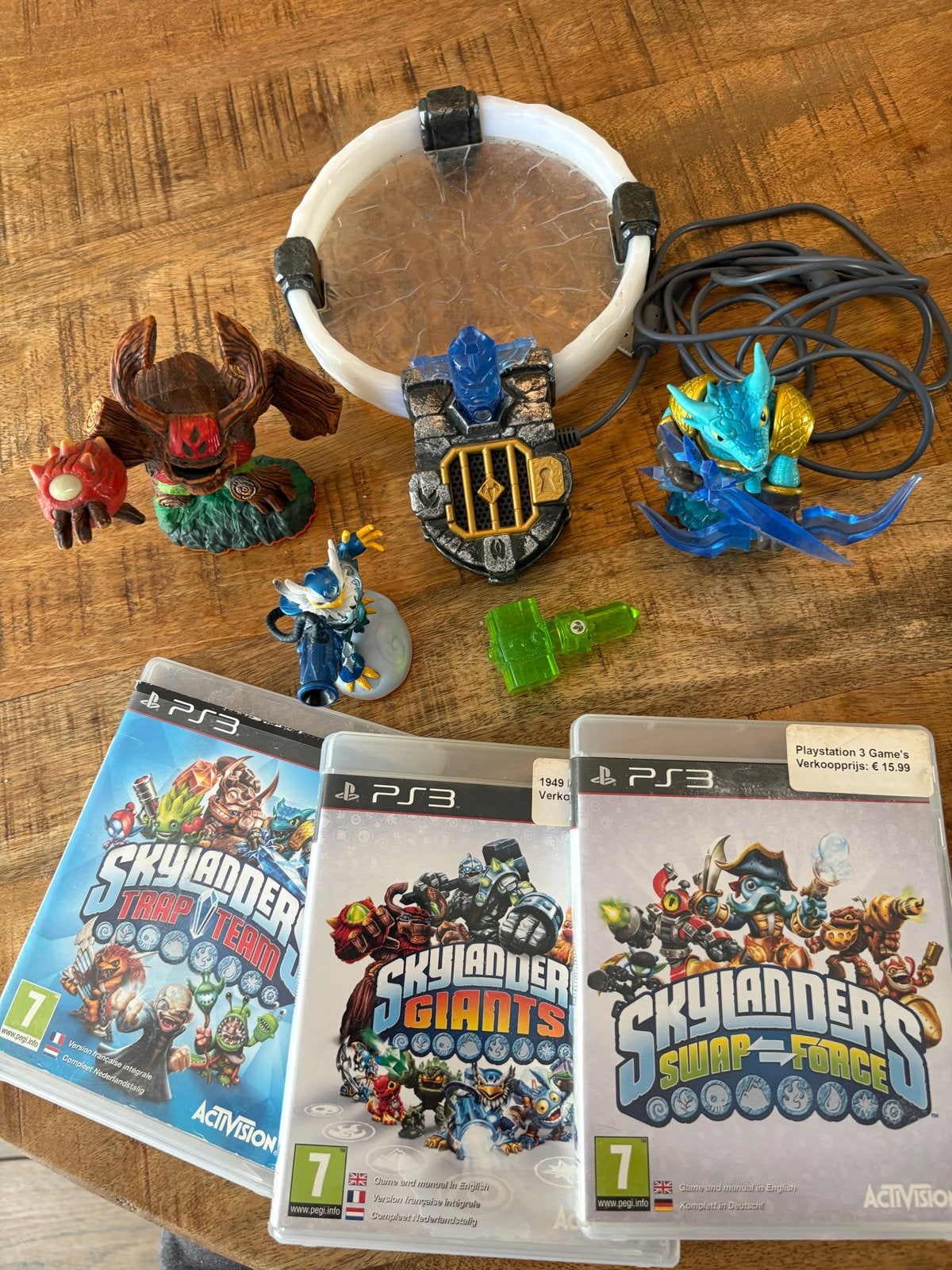 Skylanders PS3 pakket: Trap Team, Giants, Swap Force + Figur, Spelcomputers en Games, Games | Sony PlayStation 3, Avontuur en Actie
