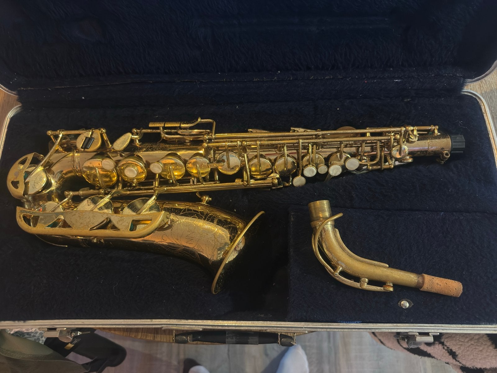 Gereviseerde Conn 18M saxofoon + Yamaha 4C mondstuk, Ophalen, Gebruikt, Alt