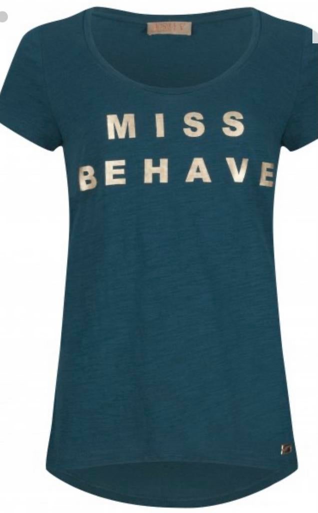 Als nieuw Josh V t shirt groen Miss behave maat L 40, Maat 38/40 (M), Ophalen of Verzenden, Zo goed als nieuw, Korte mouw