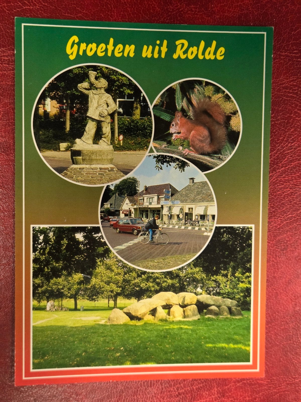 Rolde bij Assen 4-luik met Hunebed, Verzenden, 1960 tot 1980, Drenthe
