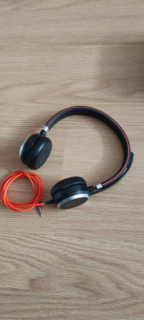 Koptelefoon Headset Jabra Evolve 40, Computers en Software, Headsets, Ophalen, Zo goed als nieuw, Over-ear, Jabra Evolve 40