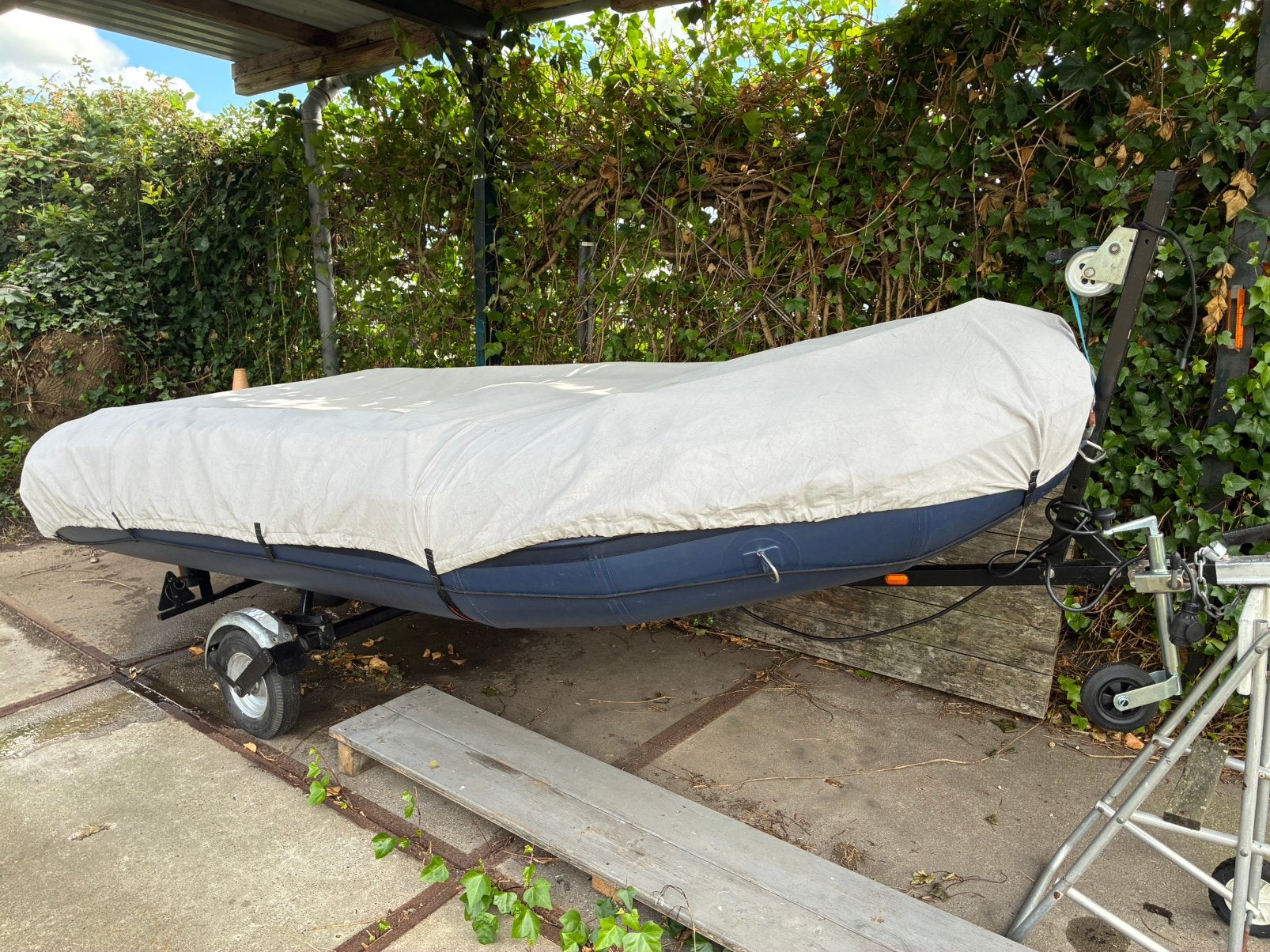 Rubber boot incl diverse onderdelen, Ophalen, Zo goed als nieuw, Overige typen, Motorboot