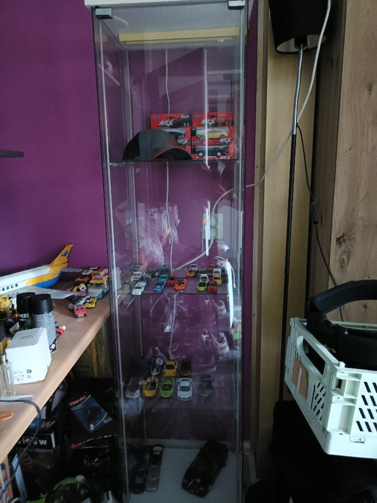 Vitrinekast, Ophalen, 100 tot 150 cm, 50 tot 100 cm, Glas