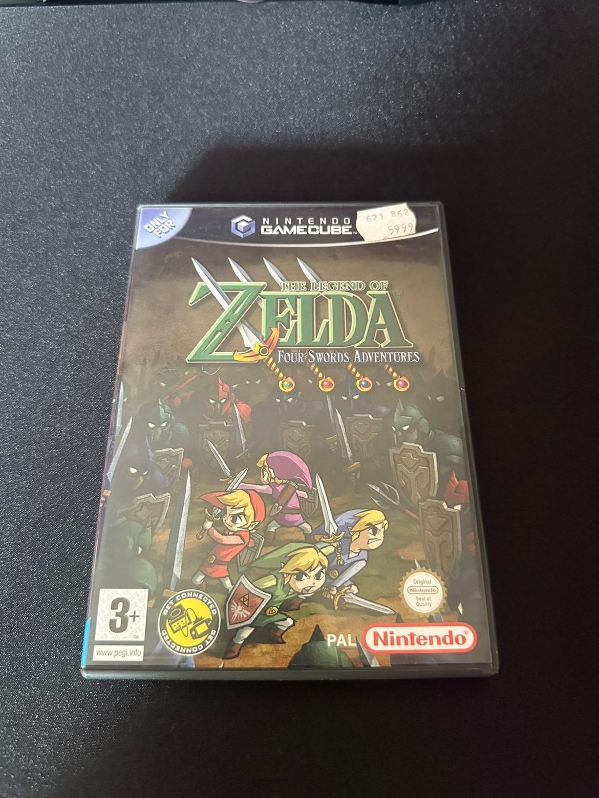 The Legends Of Zelda Four Swords Adventures Gamecube, Spelcomputers en Games, Games | Nintendo GameCube, Avontuur en Actie, 1 speler