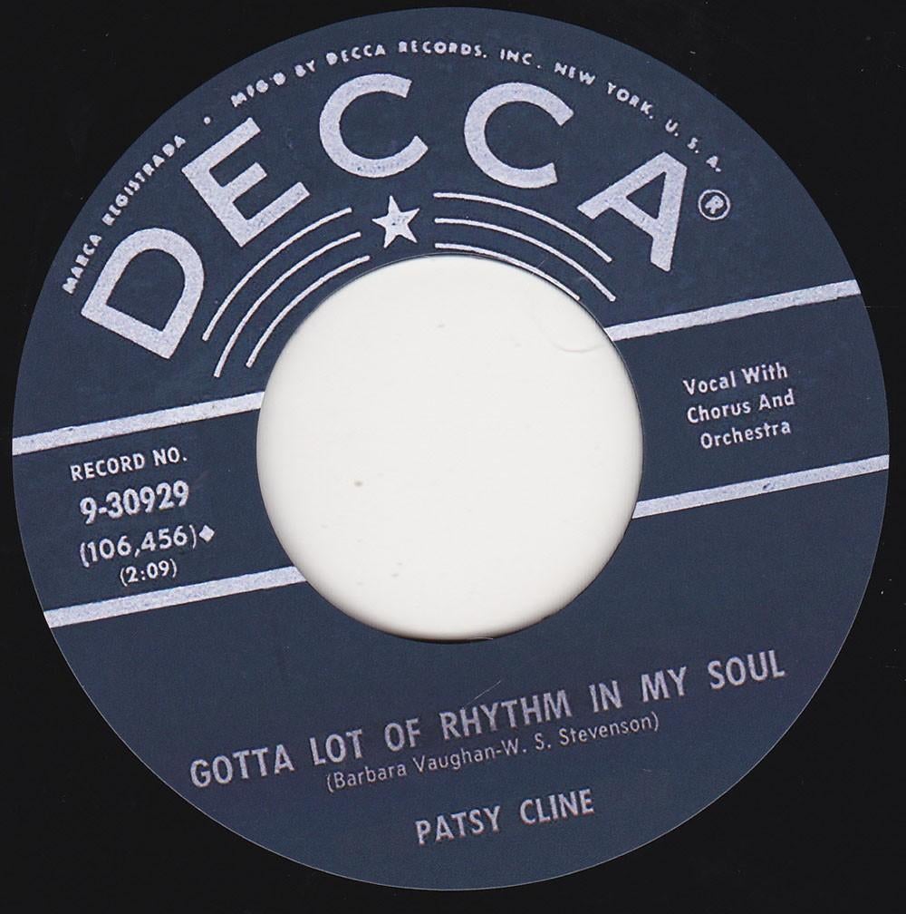 Patsy Cline - Gotta Lot Of Rhythm In My Soul 7", Ophalen of Verzenden, Nieuw in verpakking, Pop