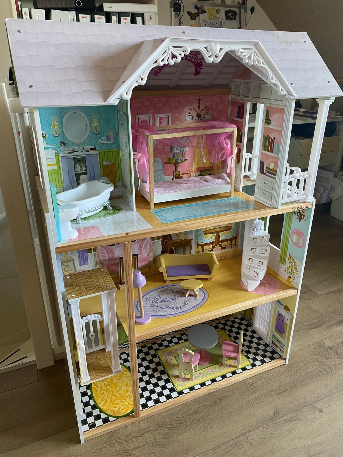 Kidkraft poppenhuis, Kinderen en Baby's, Speelgoed | Poppenhuizen, Ophalen, Gebruikt, Poppenhuis