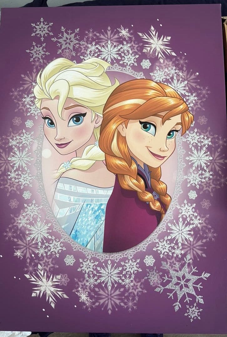 Frozen schilderij, Ophalen, Zo goed als nieuw, Meisje