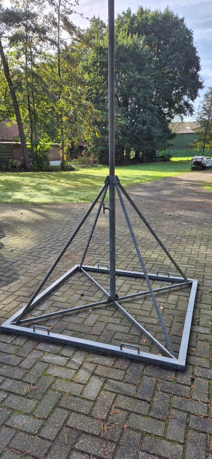lichtmast met voet, Ophalen, Gebruikt, Minder dan 50 watt, Overige typen