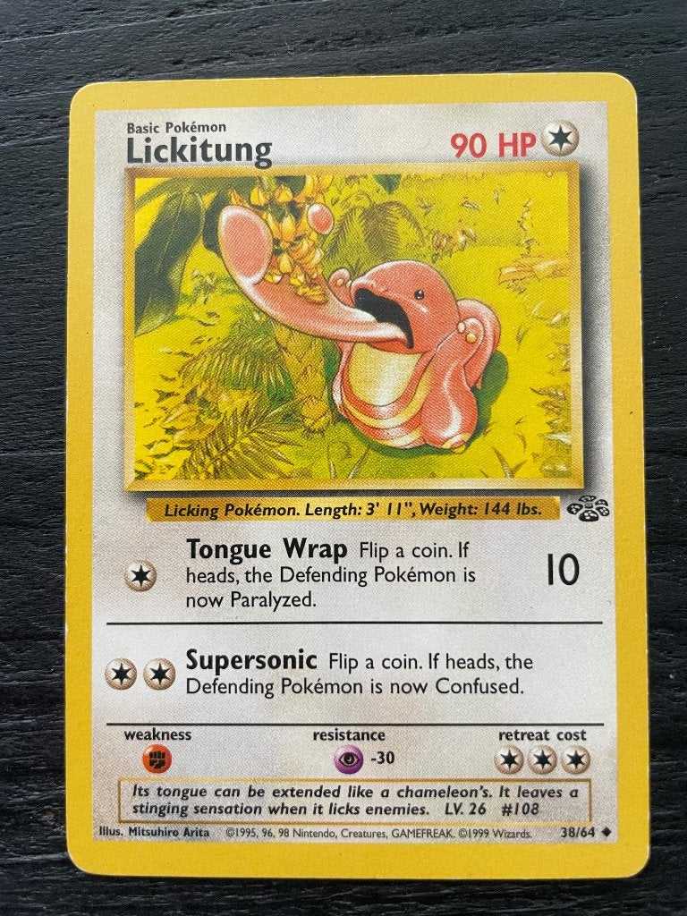 Lickitung #38, Ophalen of Verzenden, Zo goed als nieuw, Losse kaart