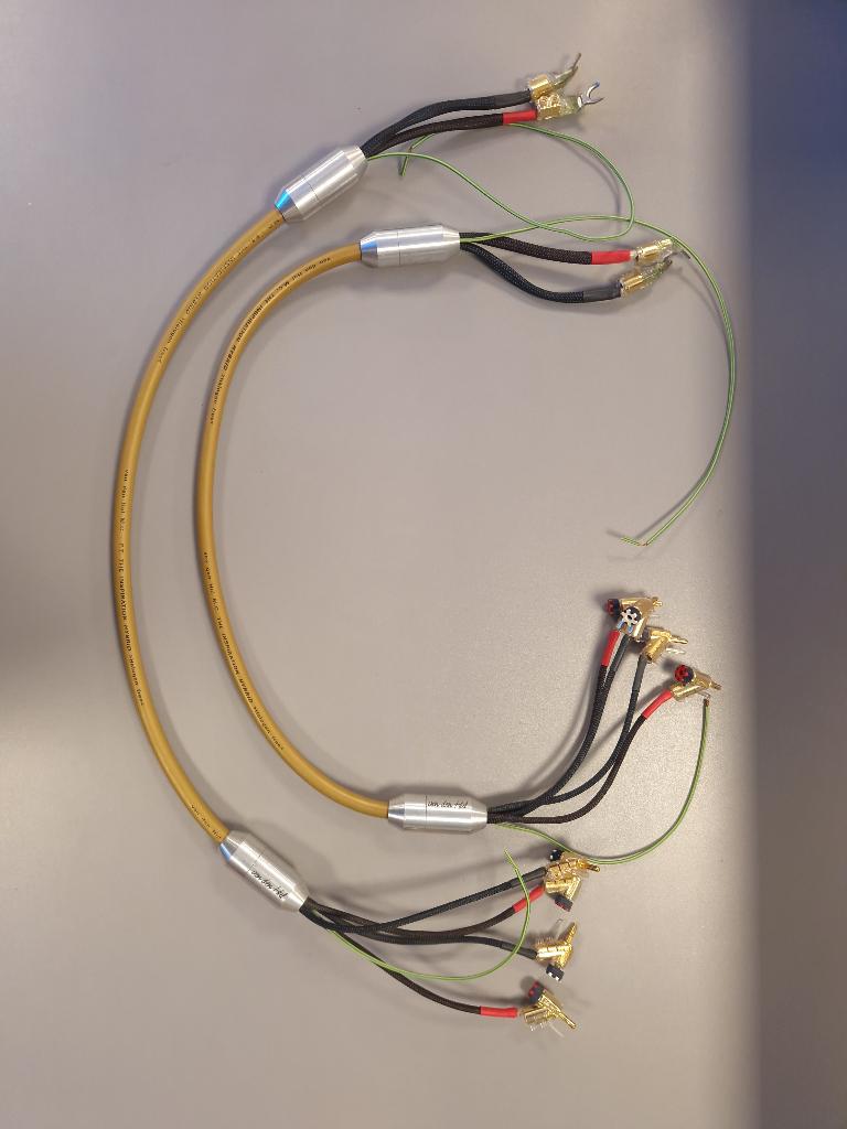 ✅ Van den Hul Inspiration Hybrid bi-wire 1 meter WBT, Audio, Tv en Foto, Audiokabels en Televisiekabels, Ophalen of Verzenden