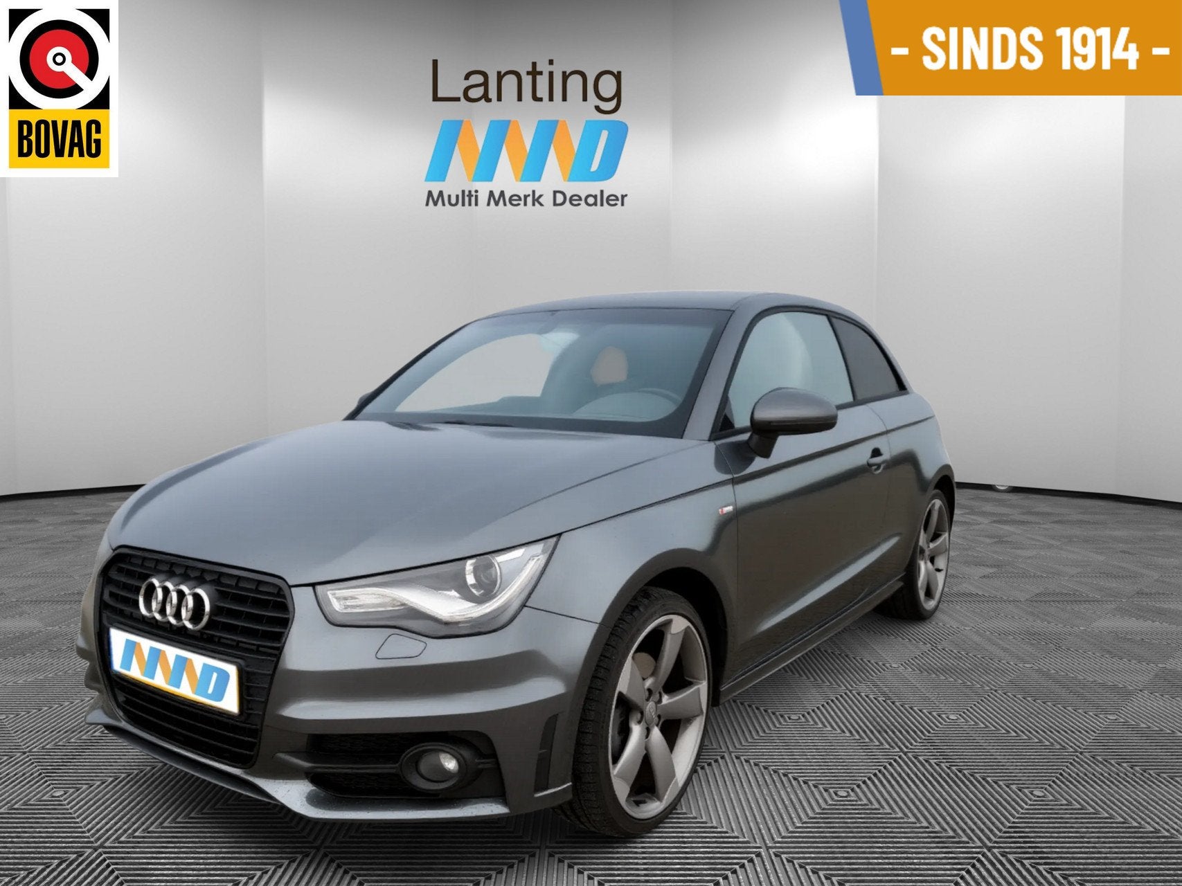 Audi A1 1.4 TFSI CoD Pro 2x S Line Daytona Grau-met., Euro 5, Zwart, 4 cilinders, 4 stoelen