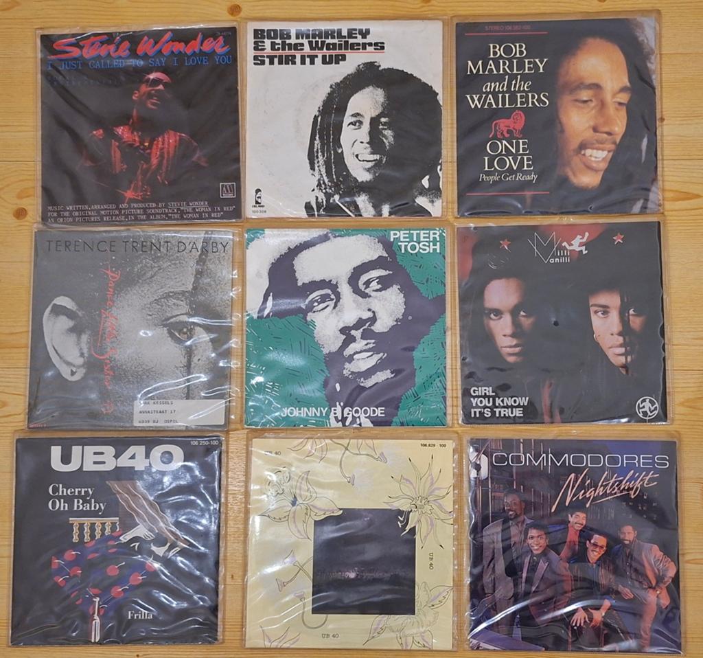Singles bob marley u2, 7 inch, Ophalen of Verzenden, Zo goed als nieuw, R&B en Soul
