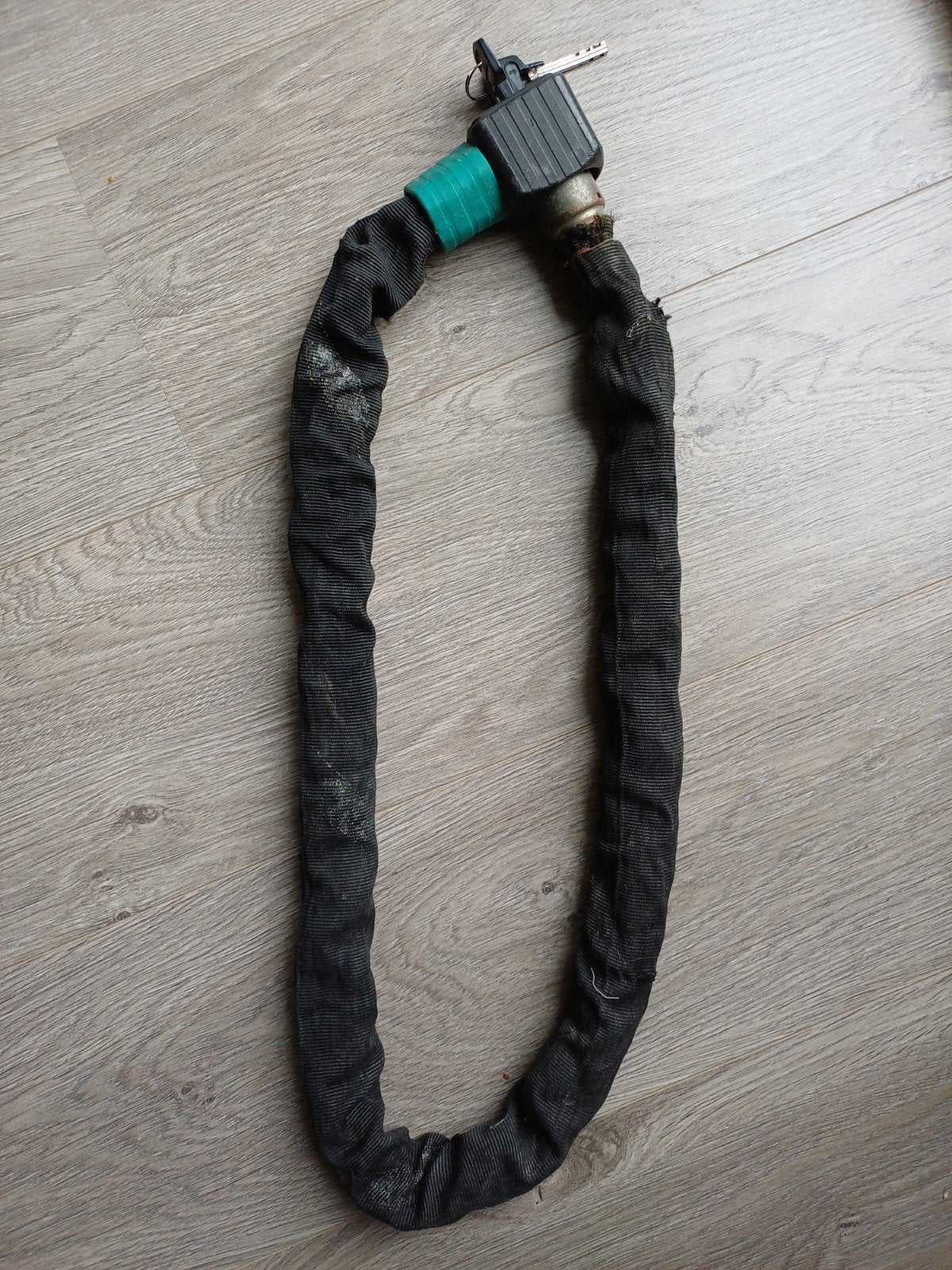 Degelijk fiets-/brommerslot 120 cm, Ophalen of Verzenden, Gebruikt, Kettingslot